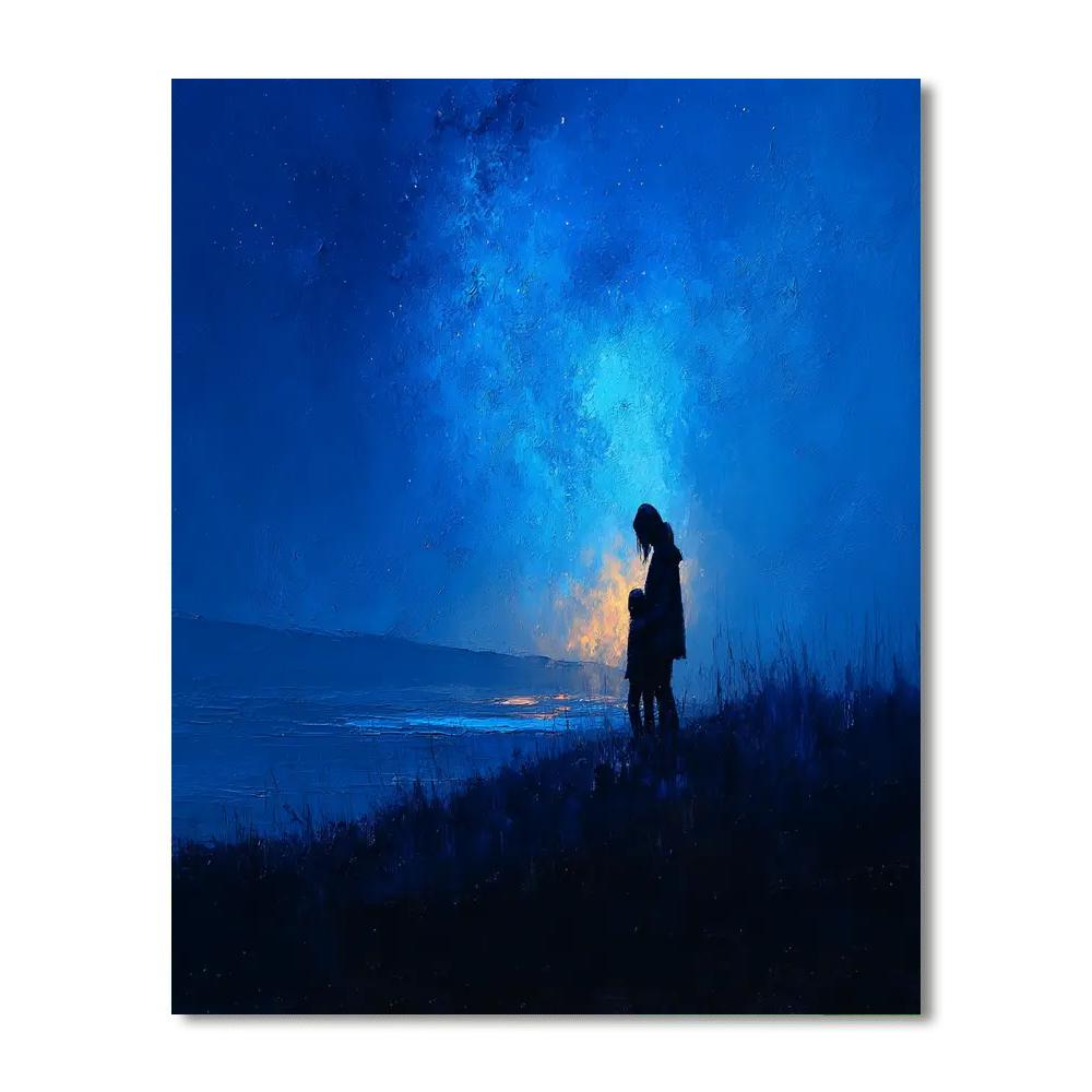 Silent Starlight Number Painting