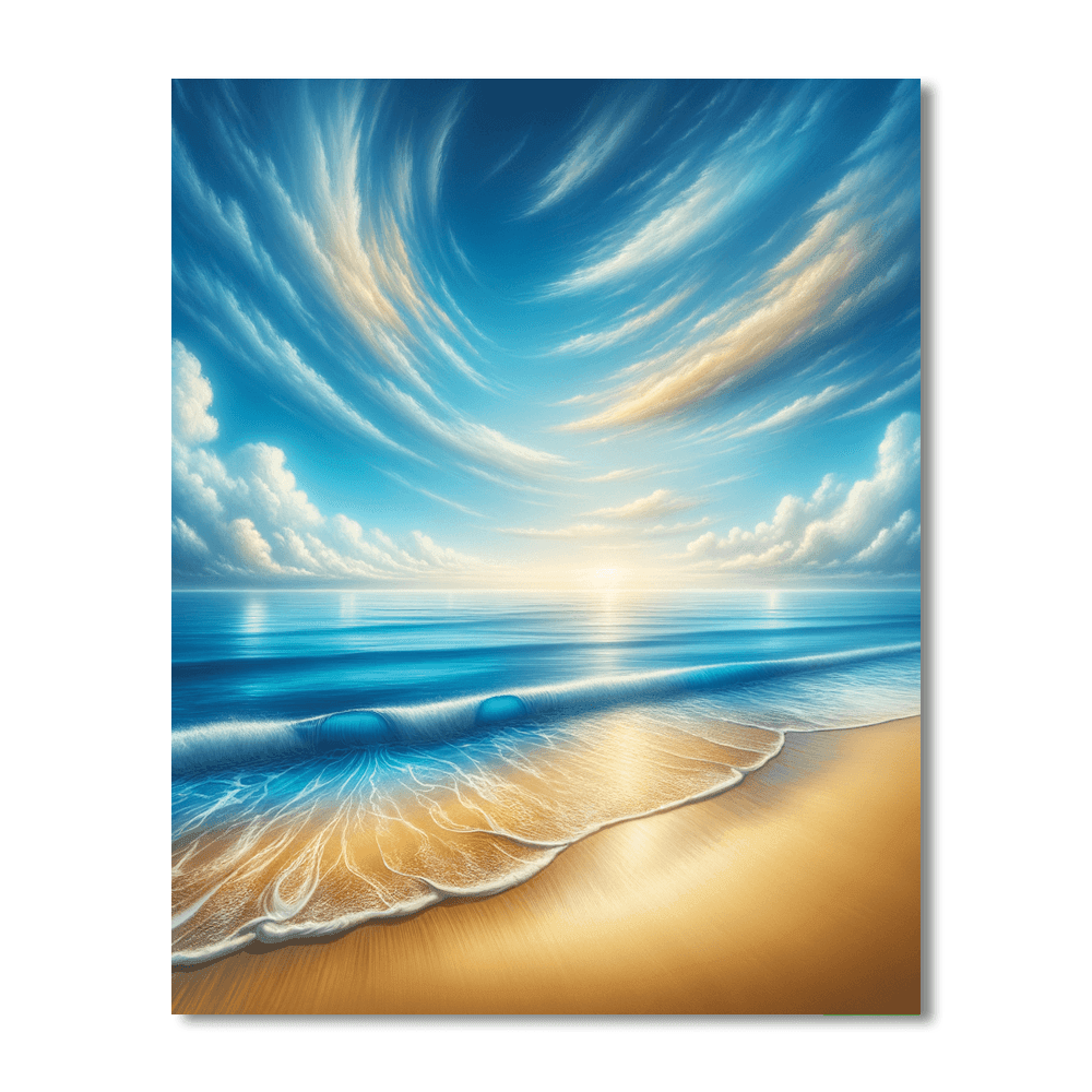 Peaceful Coastal Escape Paint By Number