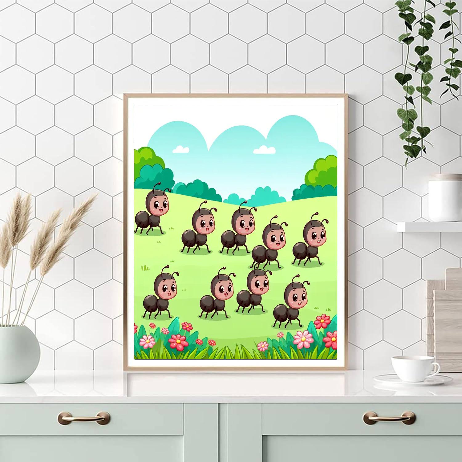 Tiny Ants Painting By Numbers Kit