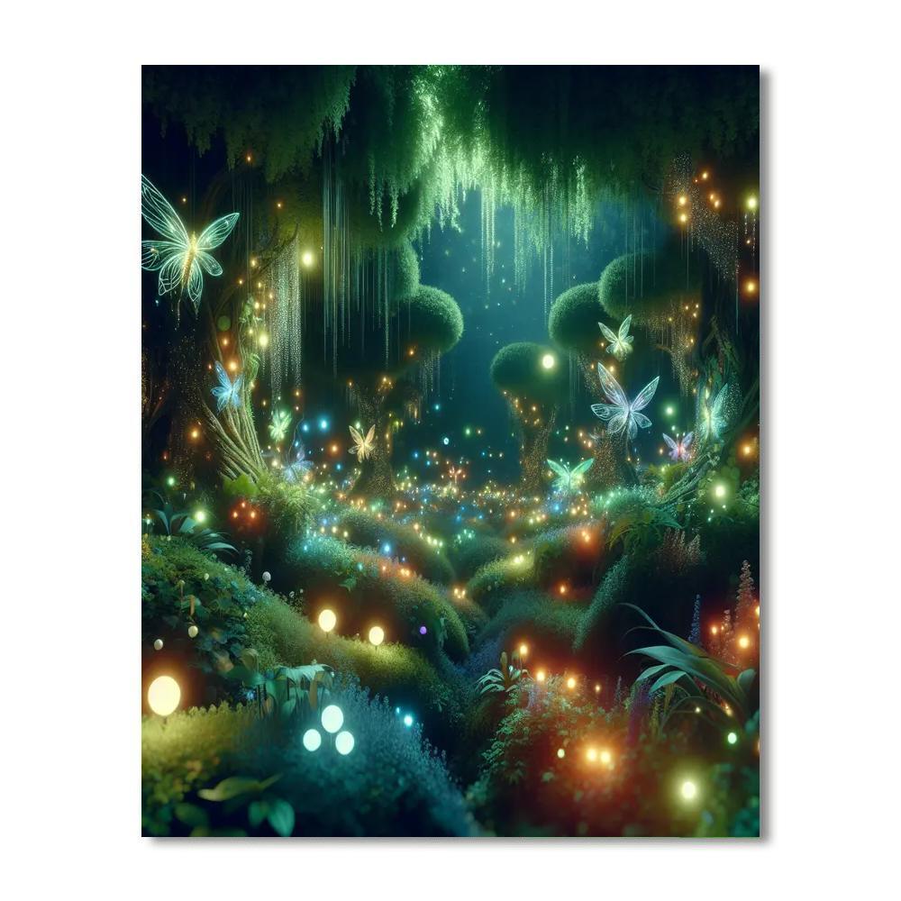 Mystical Fairy Grove Paint By Numbers