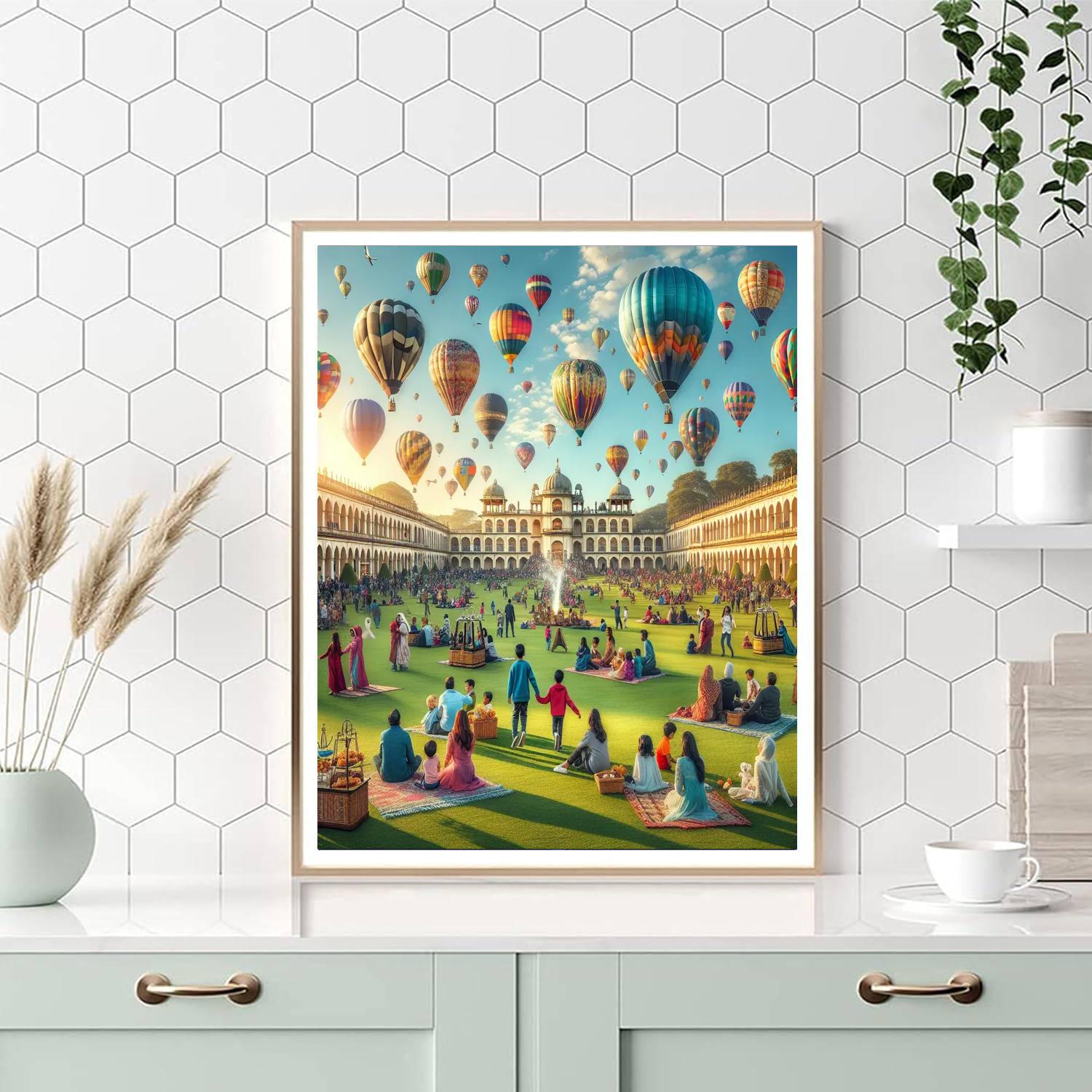Bristol Balloon Fiesta - Bristol, Uk Paint By Numbers Art