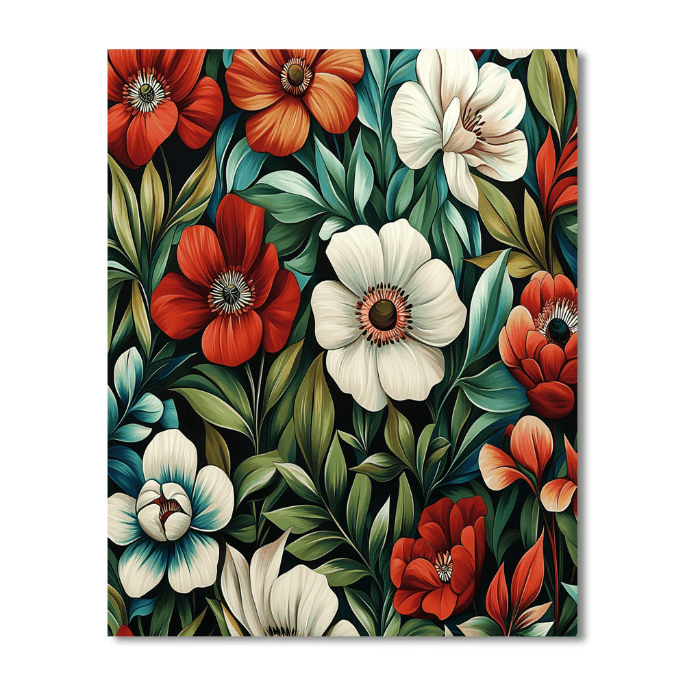 Georgia O'Keeffe Inspired Nature's Kaleidoscope  Paint By Numbers Kits