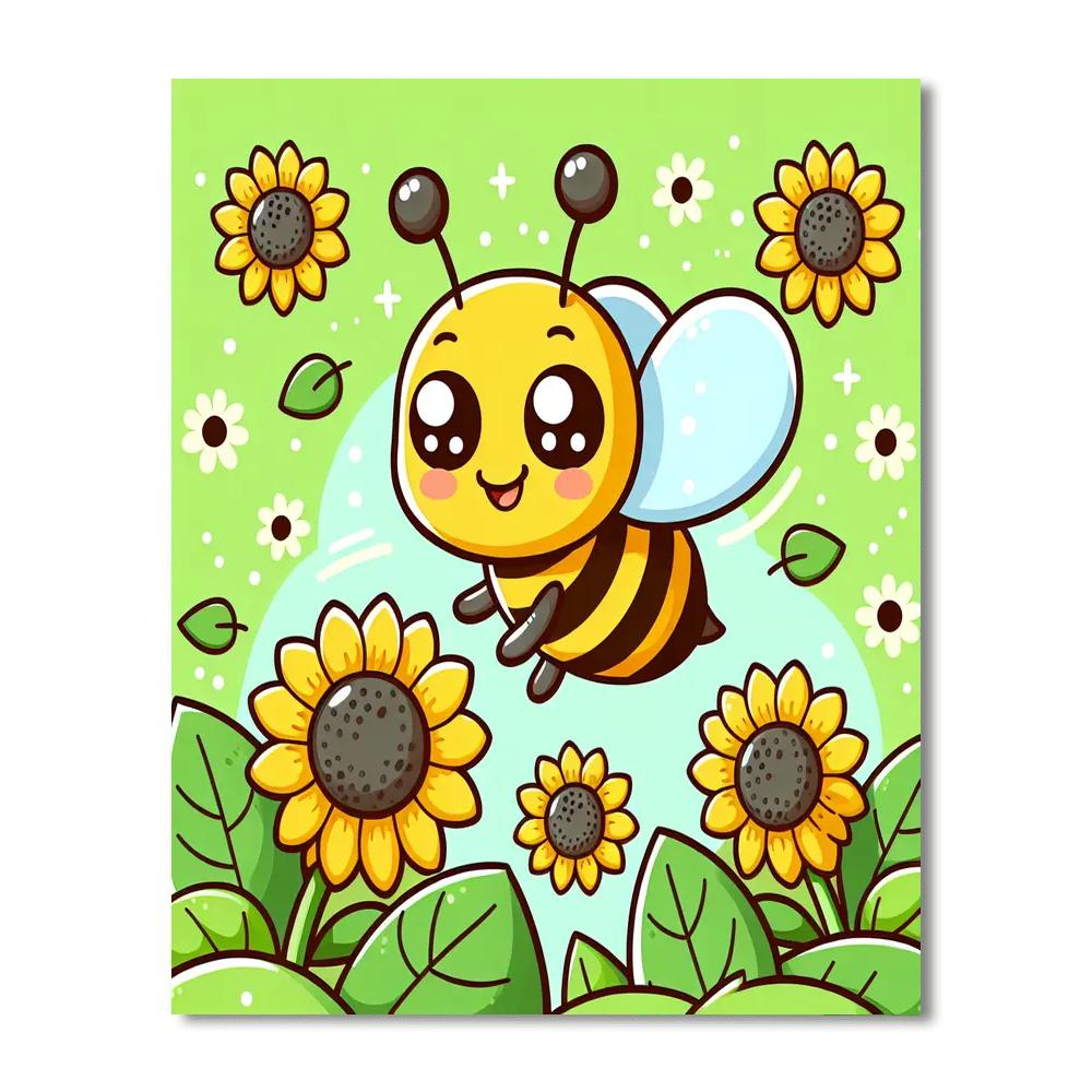 Bright Bee Bliss Numbered Painting Kits