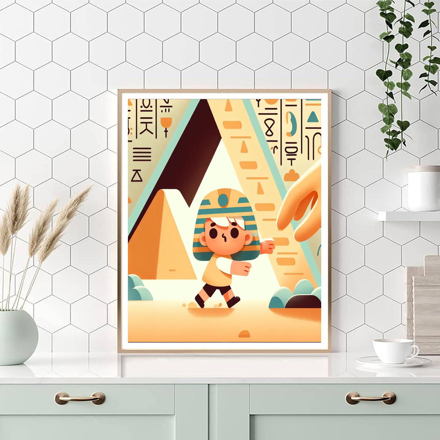 Mystery Of The Ancient Egypt Painting By Numbers Kit