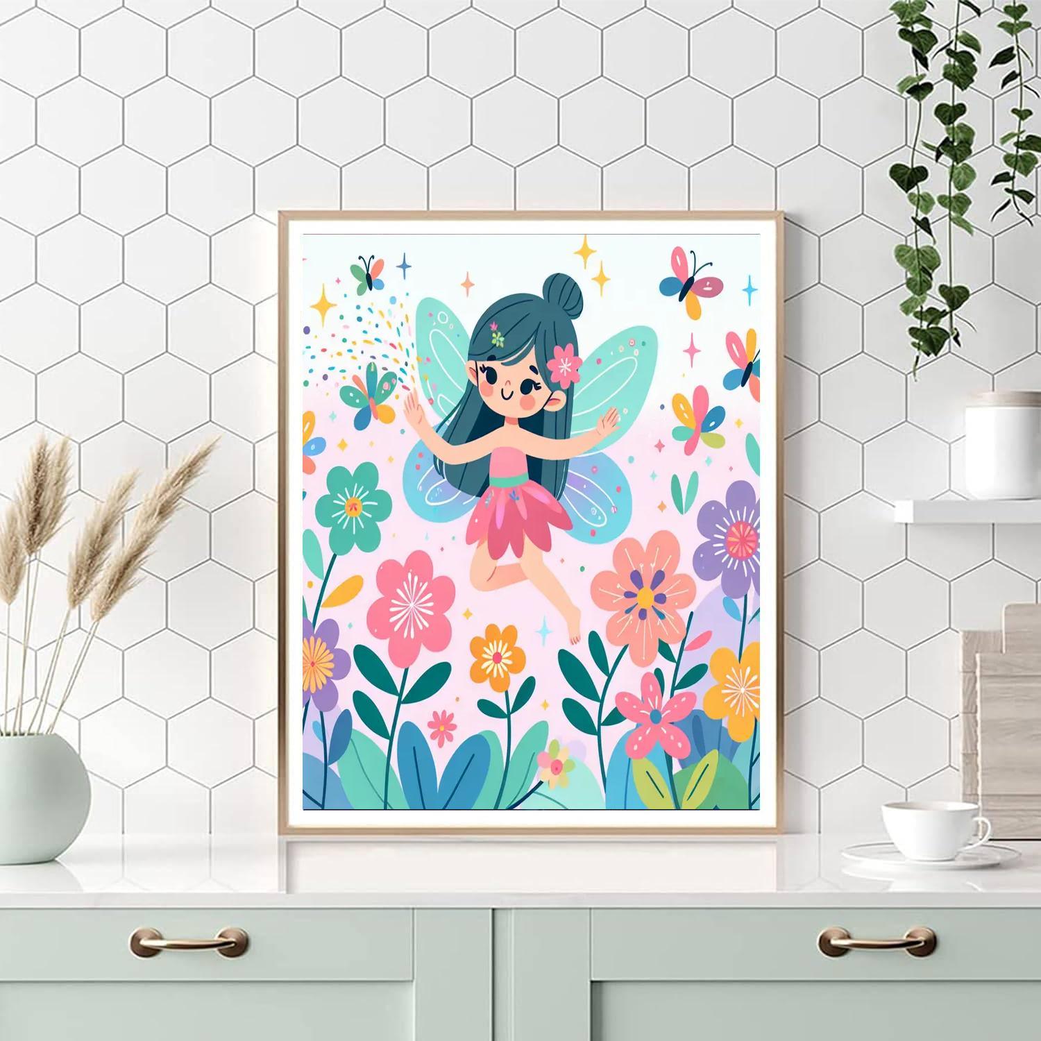 Fantasy Fairy Land Paint By Numbers Art