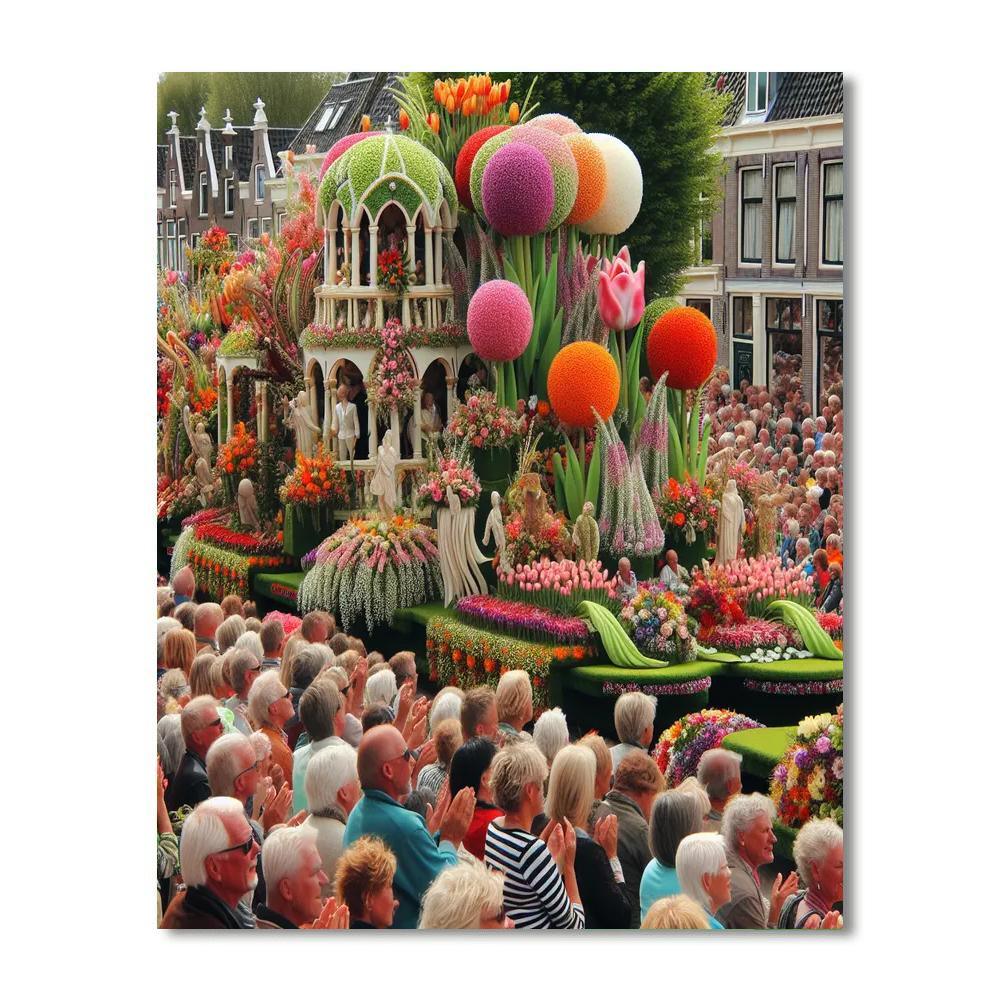 Bloemencorso Bollenstreek - Lisse, Netherlands Paint By Numbers Art