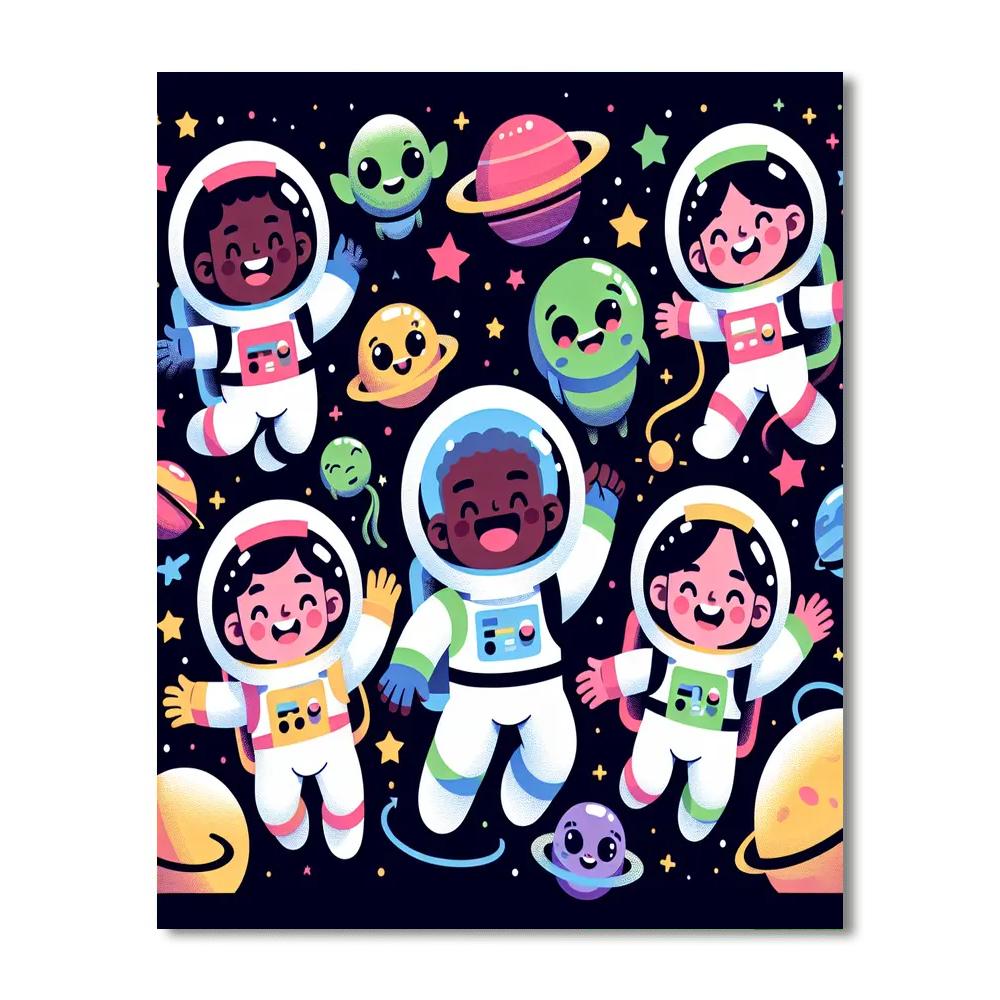 Cosmic Adventure Seekers Paint By Numbers