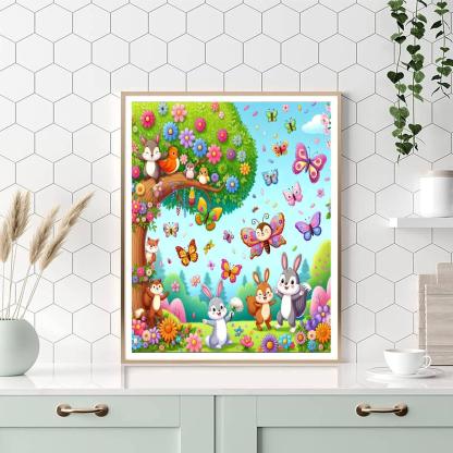 Dazzling Garden Festival Number Painting