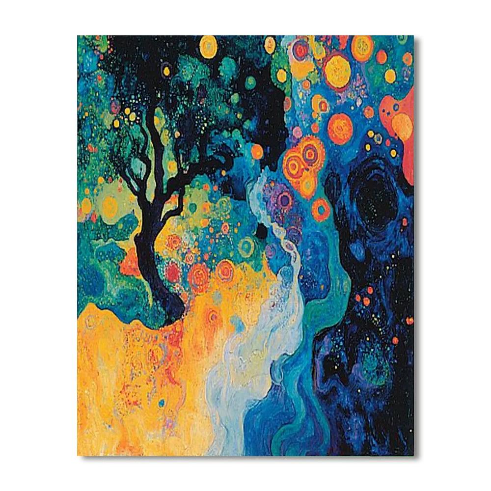 Max Ernst Inspired Kaleidoscope Of Illusions  Paint By Numbers Kits