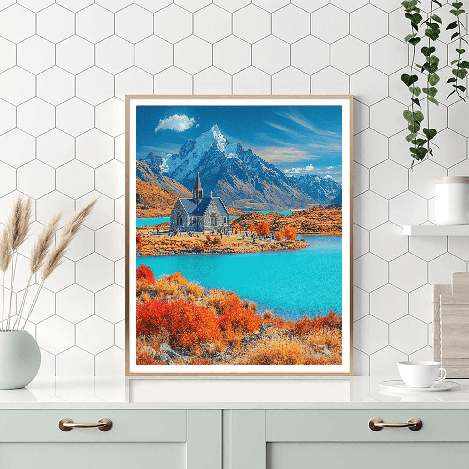 Lake Tekapo Number Painting