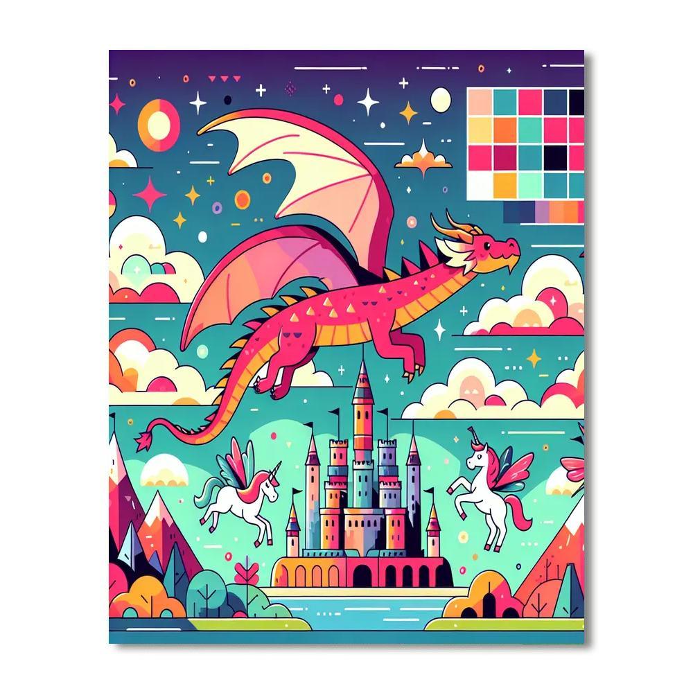 Magic Fairy Tale World Numbered Painting Kits
