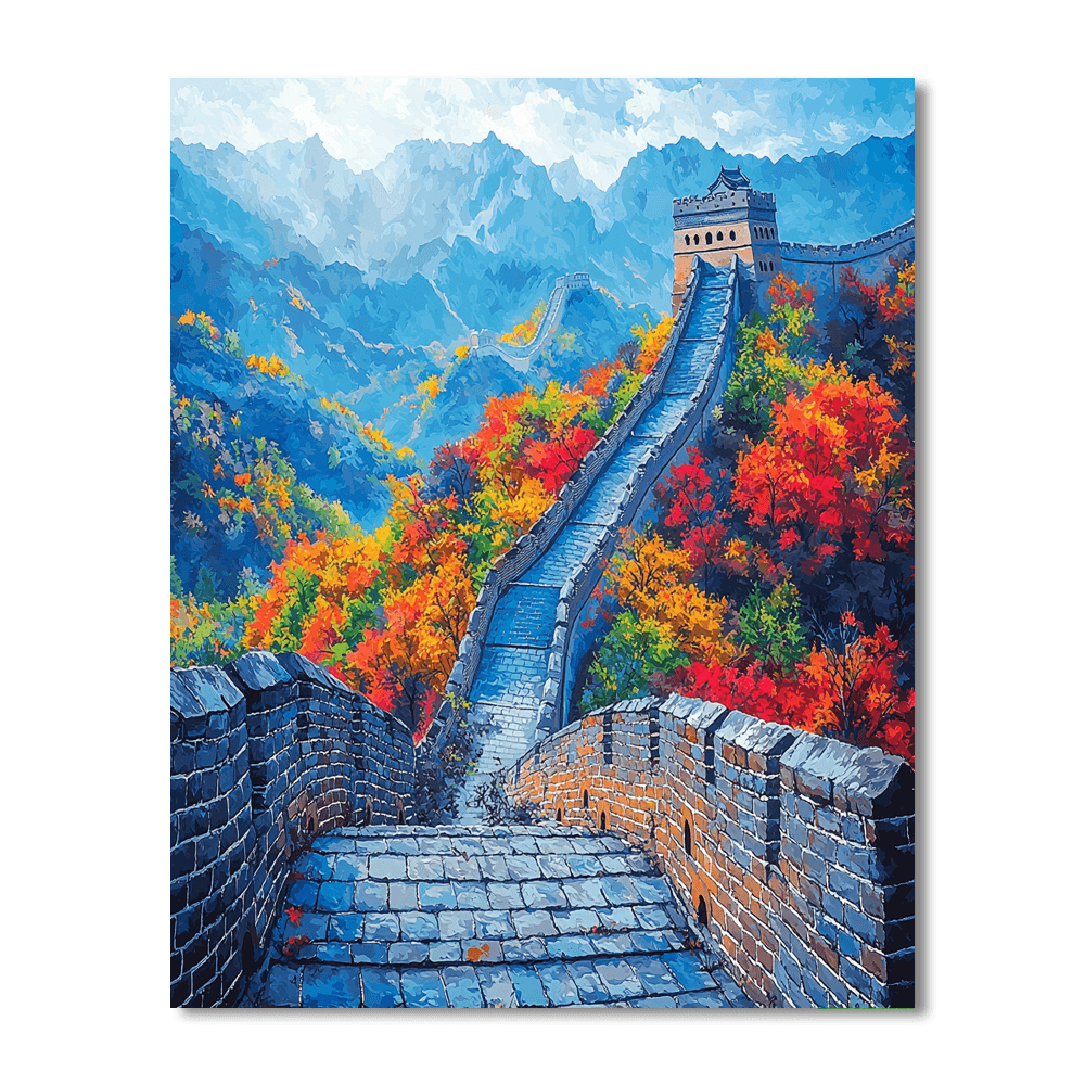 Mutianyu Great Wall - China Paint By Numbers