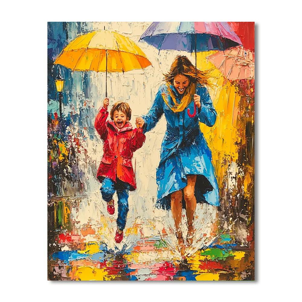 Adventures In The Rain Paint By Color