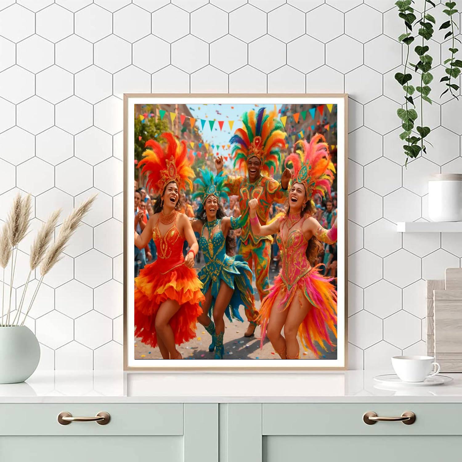 Jubilant Carnival Numbered Painting Kits
