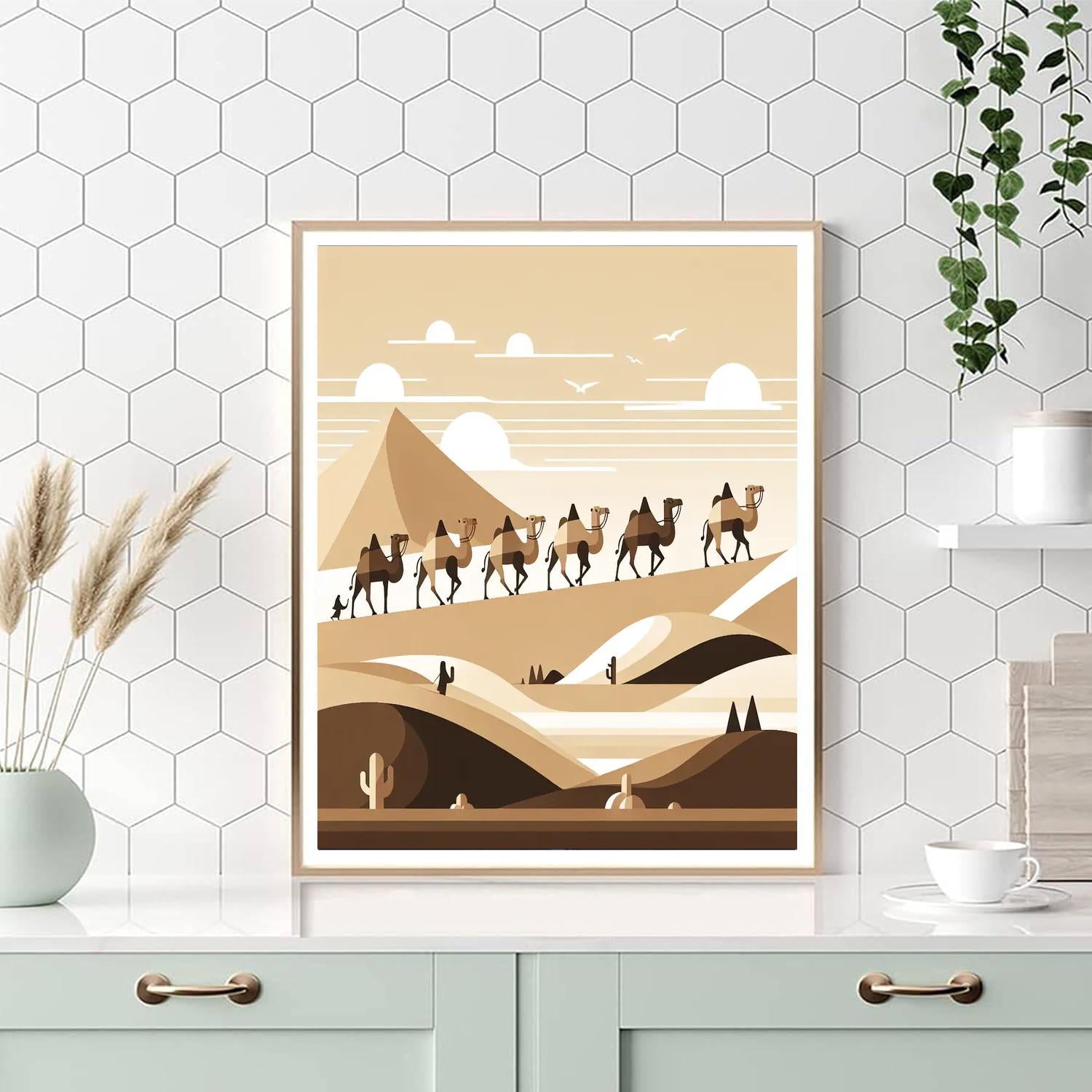 Curious Camels Paint By Numbers Kits