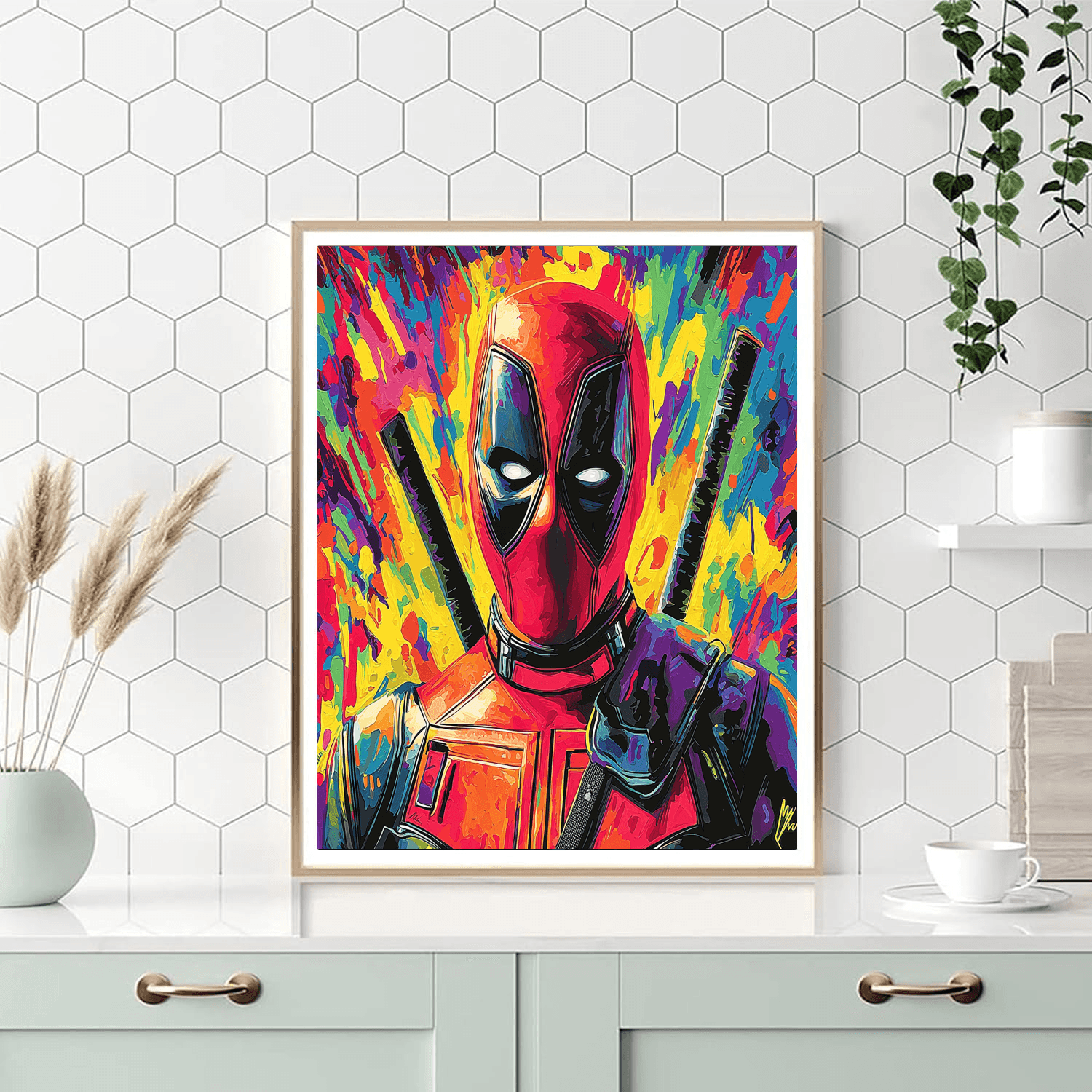 Ryan Reynolds: The Dashing Wit Behind Deadpool Paint By Numbers