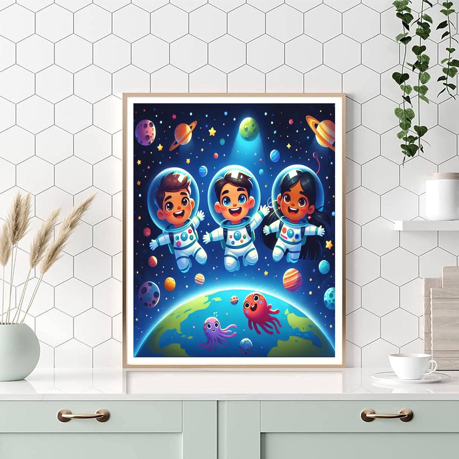 Little Astronauts Paint By Color