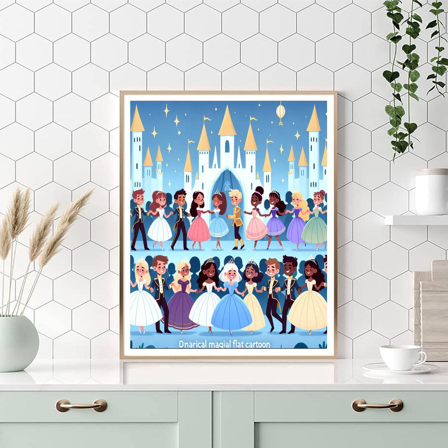 Royal Fairytale Ball Numbered Painting Kits