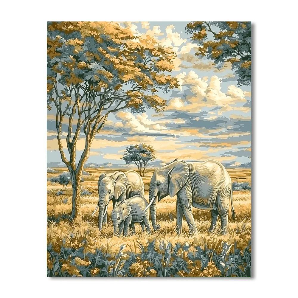 Gentle Giants Of Love Paint By Numbers Kits