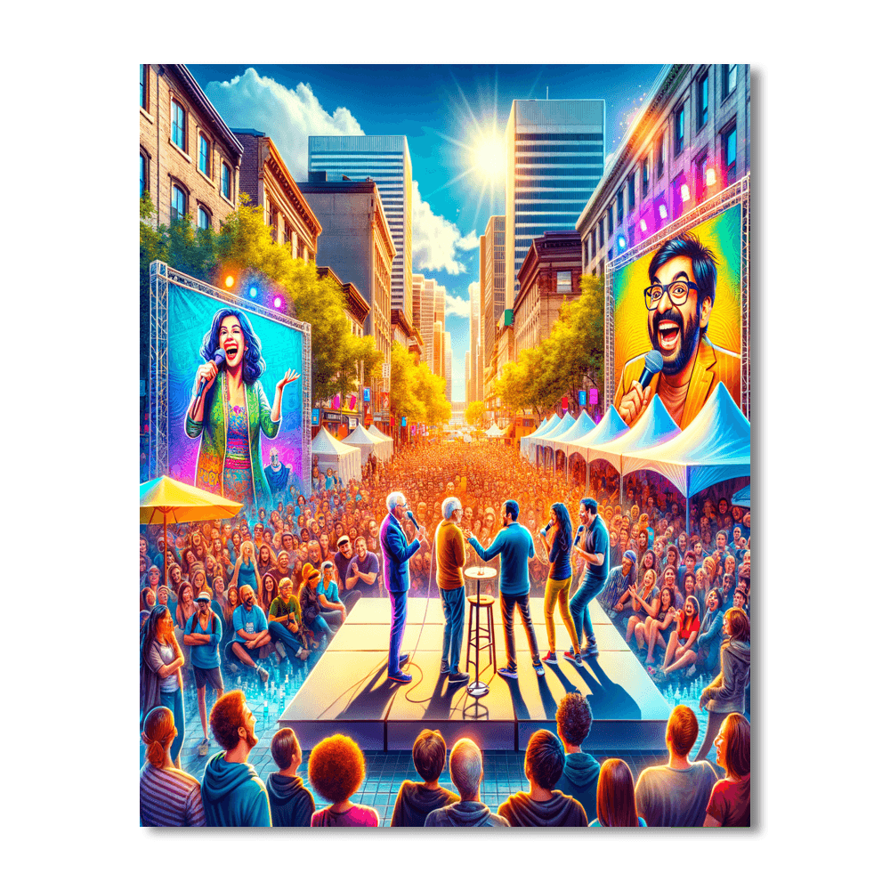 Just For Laughs Festival - Canada Number Painting