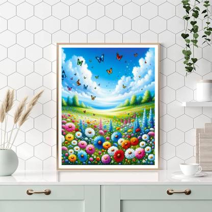 Sunny Meadow Daydreams Numbered Painting Kits