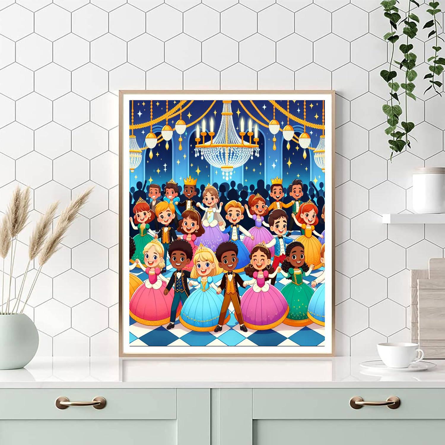 The Royal Ball Painting Number Kit