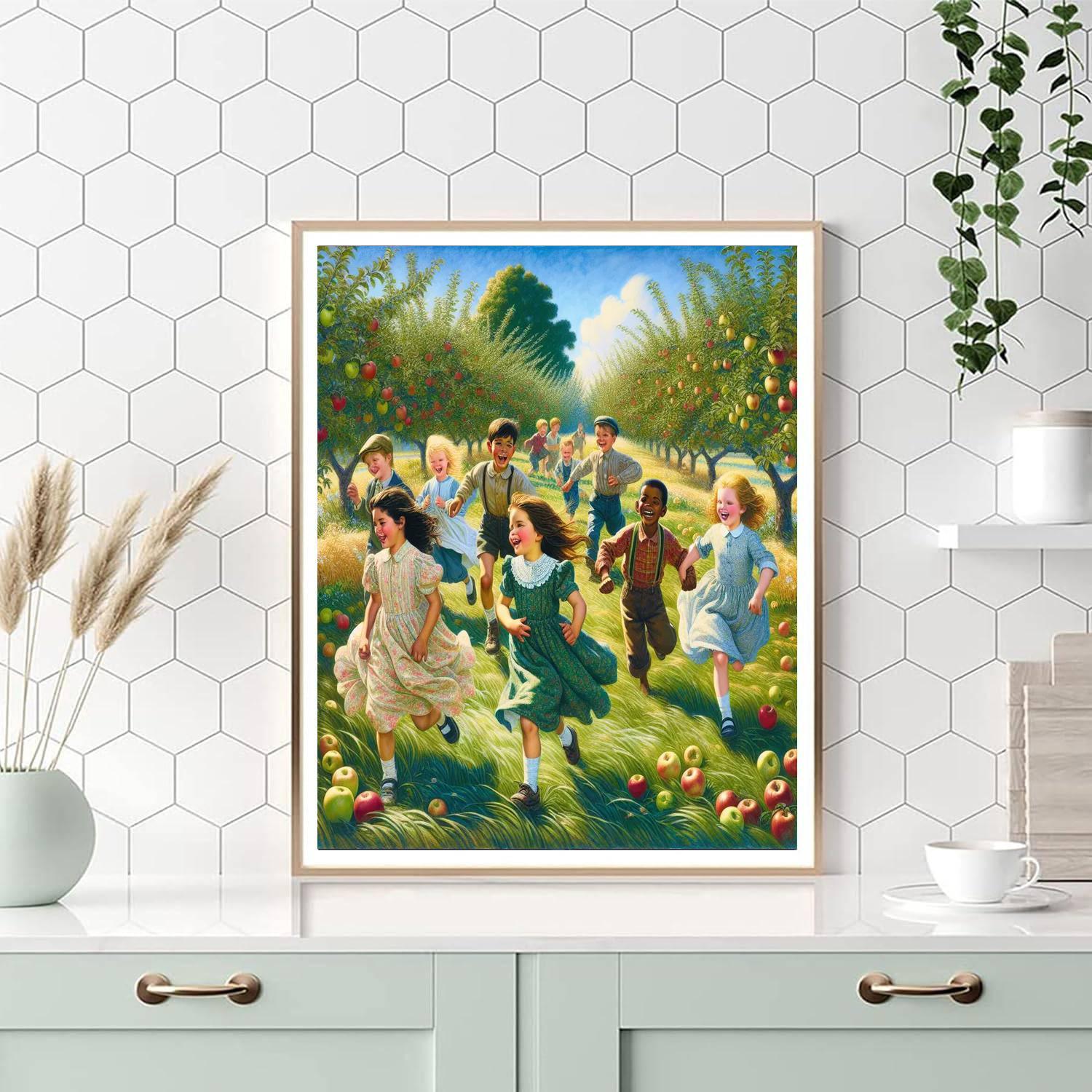 Frolic In The Orchard Paint By Numbers Kits