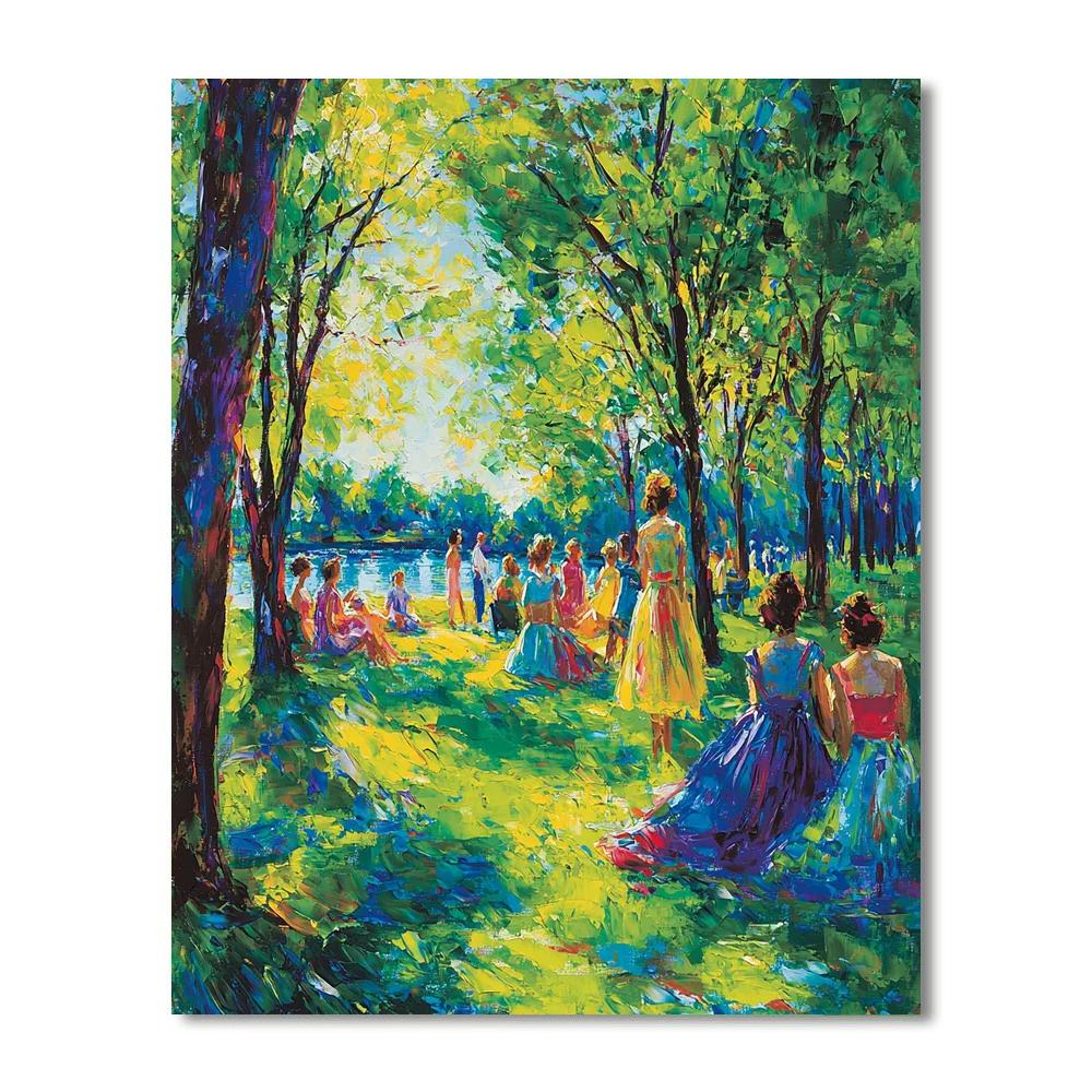 Pierre-Auguste Renoir Inspired Breezy Summer Afternoon  Paint By Numbers Kits