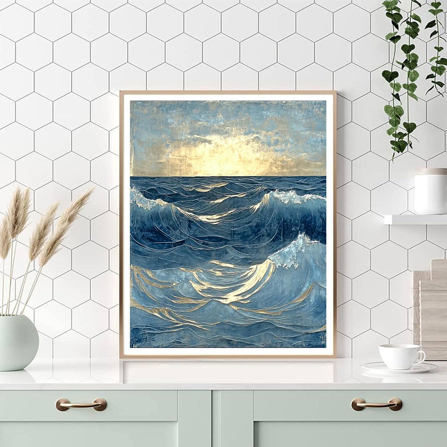 Michelangelo Inspired Timeless Tide  Paint By Numbers