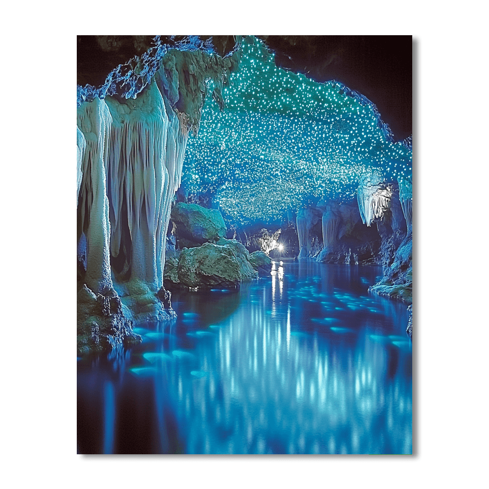 Glowworm Caves - Waitomo Paint By Numbers Kits