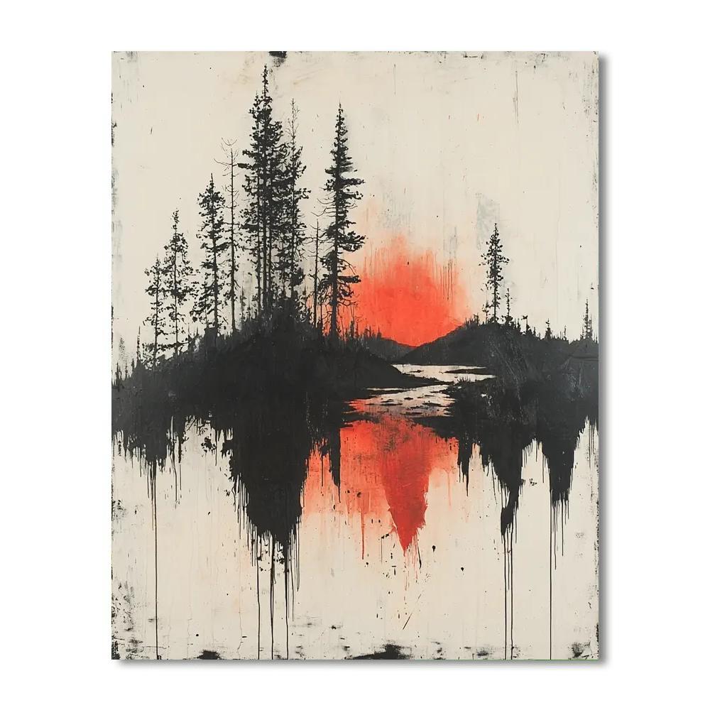 Banksy Inspired Nature's Voice  Numbered Painting Kits