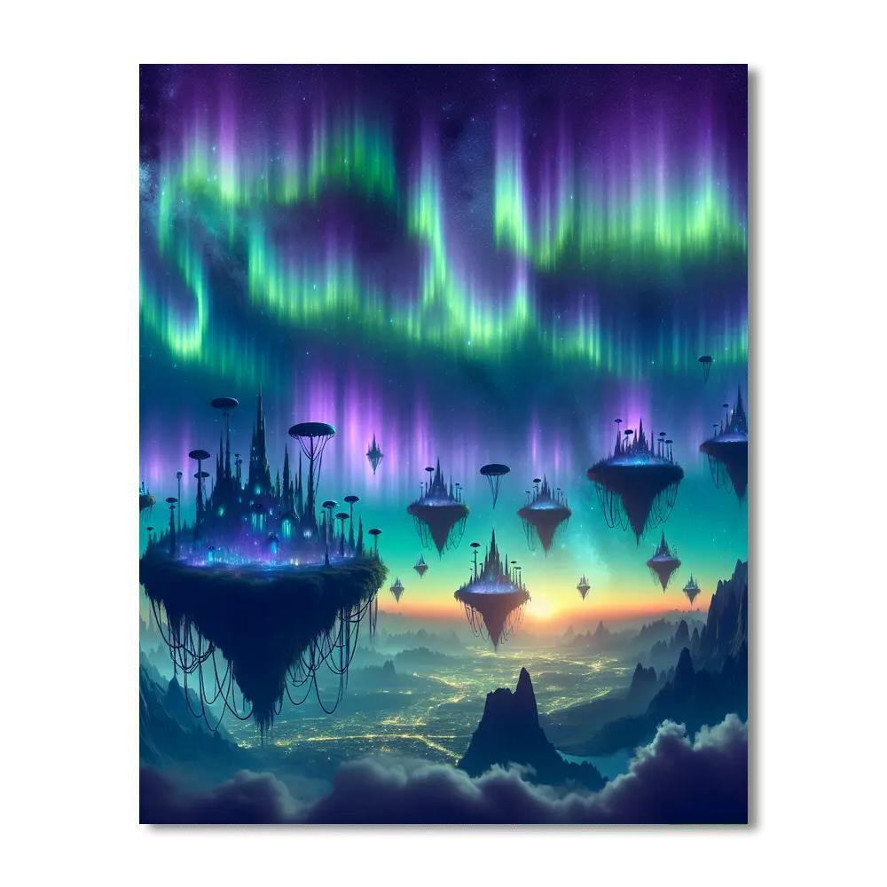 Enigmatic Fantasy Realm Paint By Color
