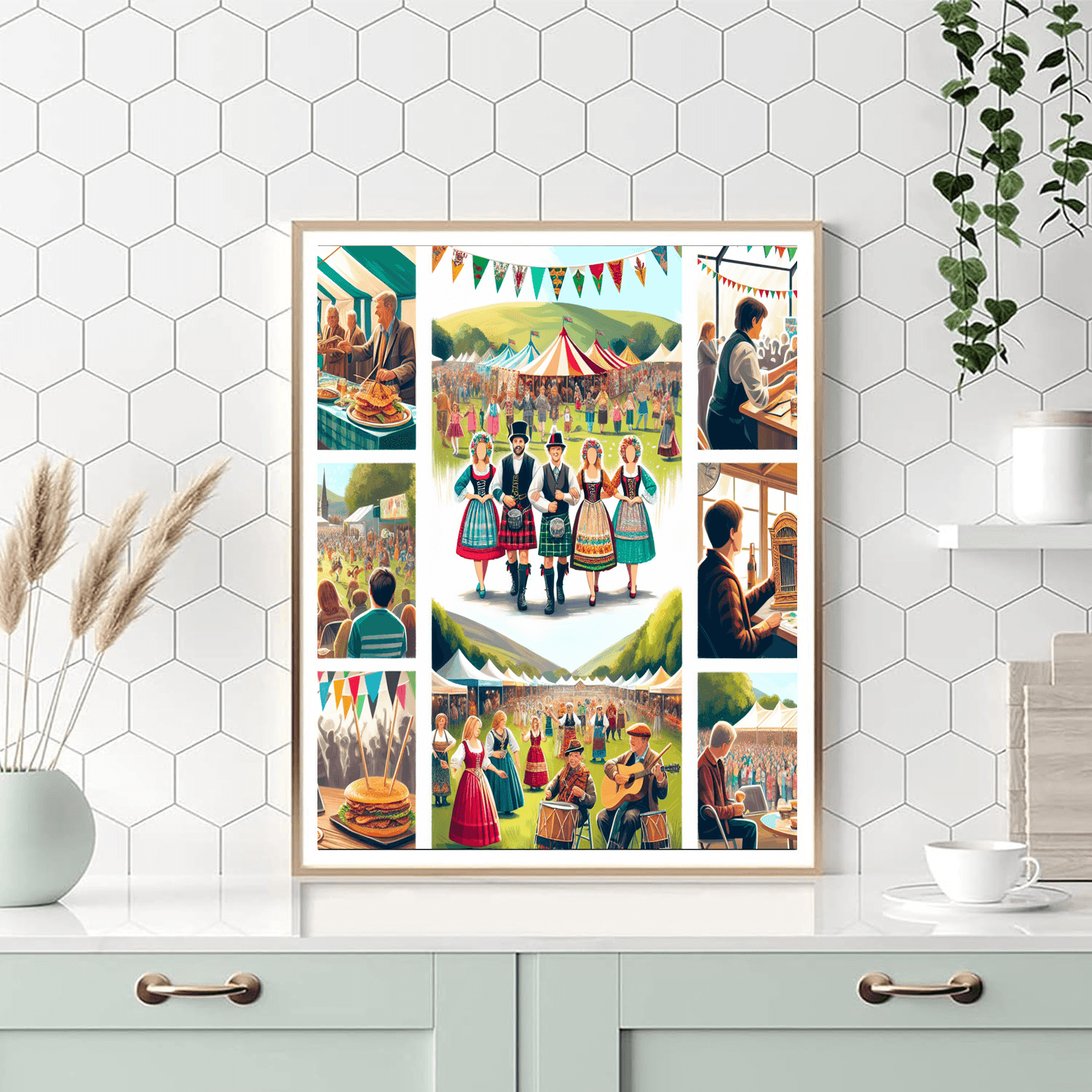 Eisteddfod - Wales DIY Paint By Numbers