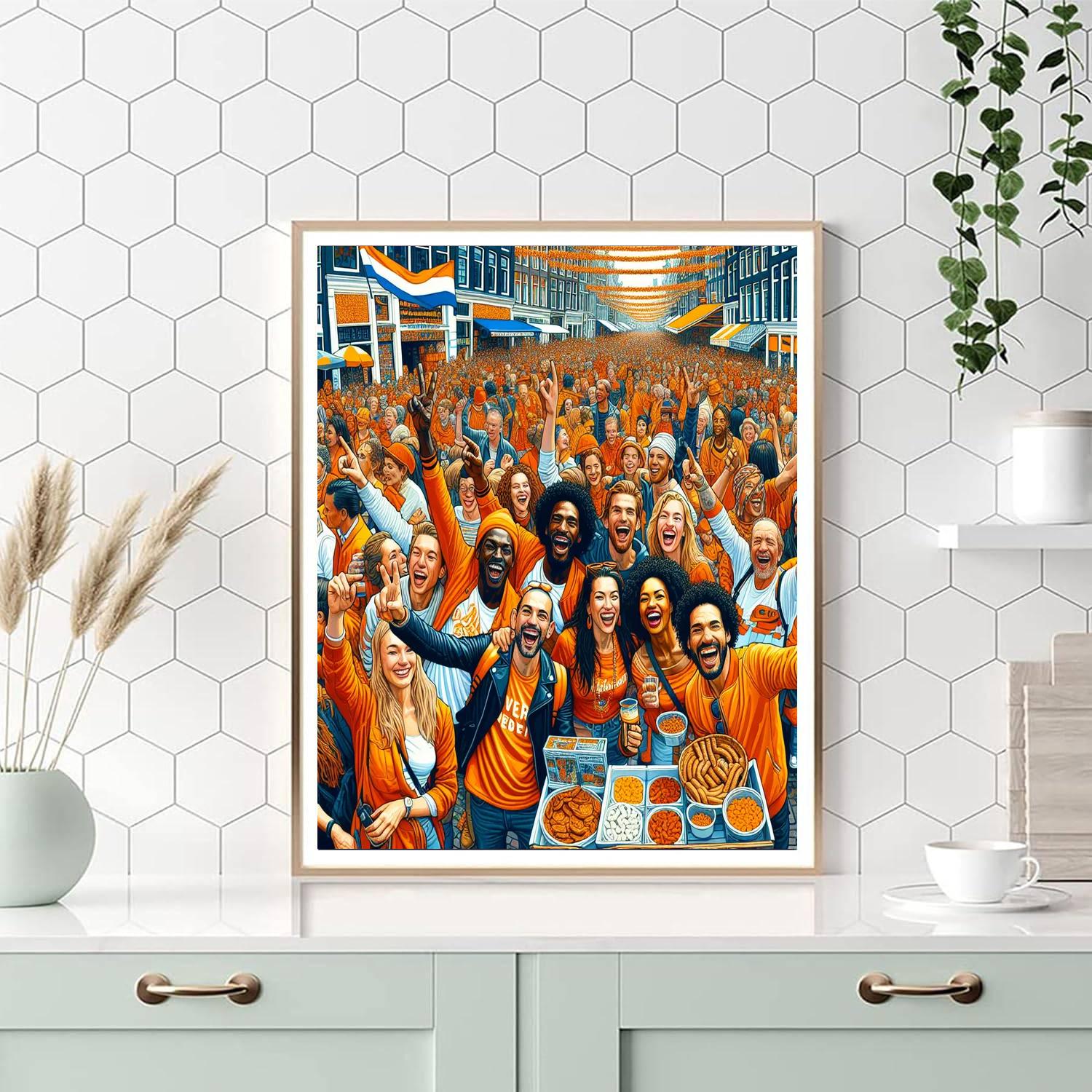 Kings Day DIY Paint By Numbers