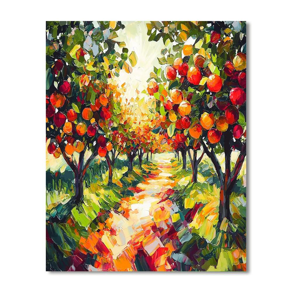 Paul Cézanne Inspired Vibrant Orchard Dreams  Paint By Numbers Kits