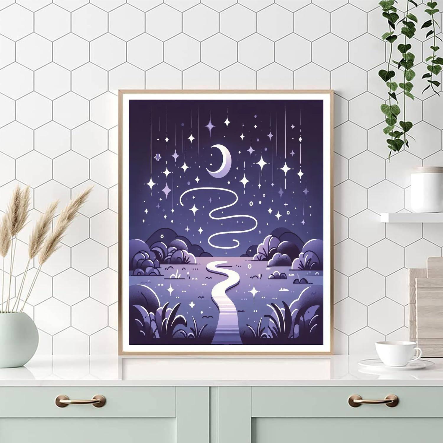 Starry Stroll Numbered Painting Kits