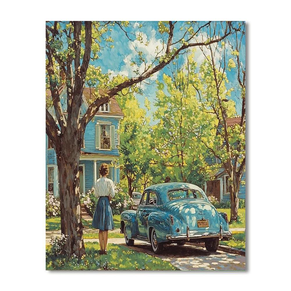 Norman Rockwell Inspired Nostalgic Americana  Paint By Numbers