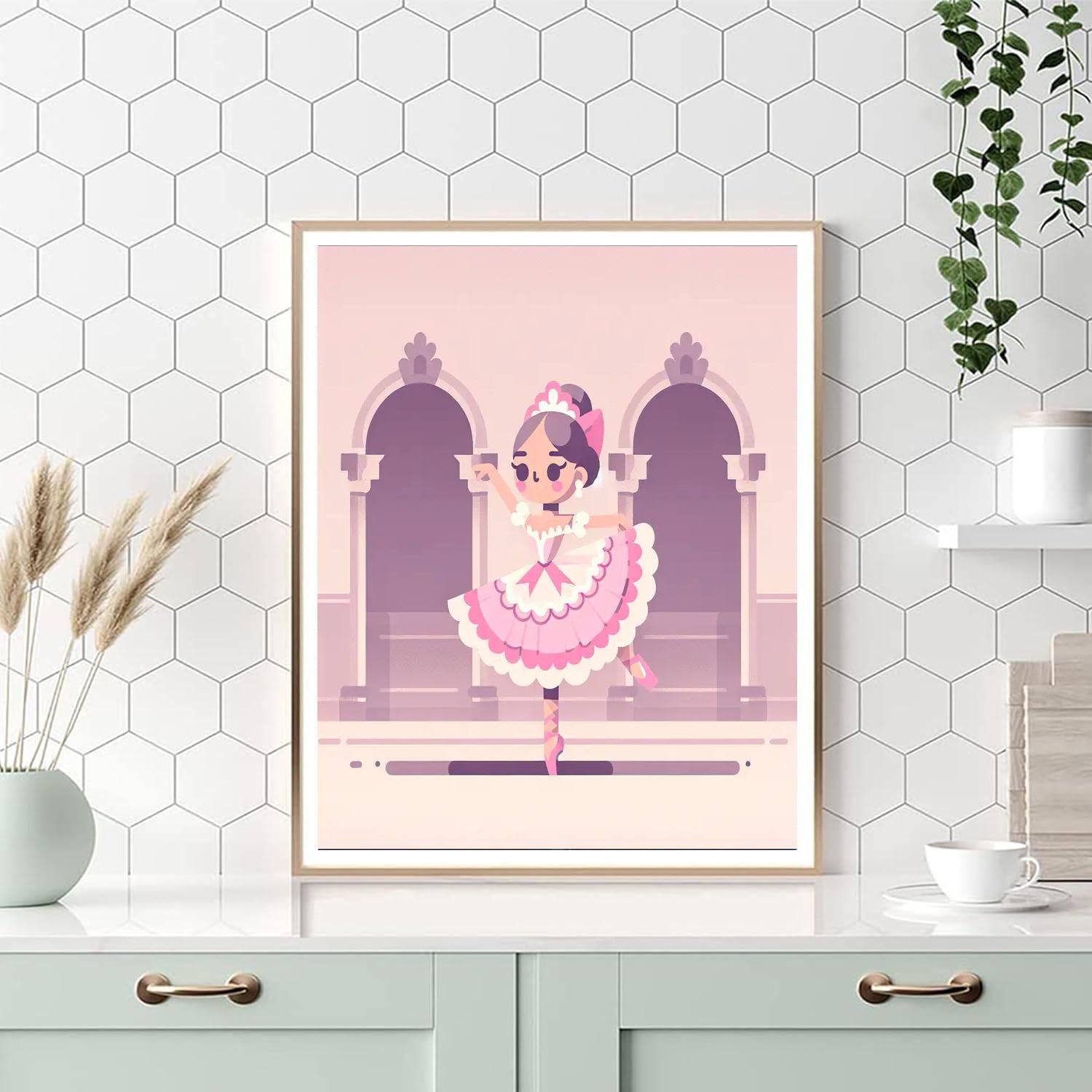 Ballet Princess Dream Number Painting
