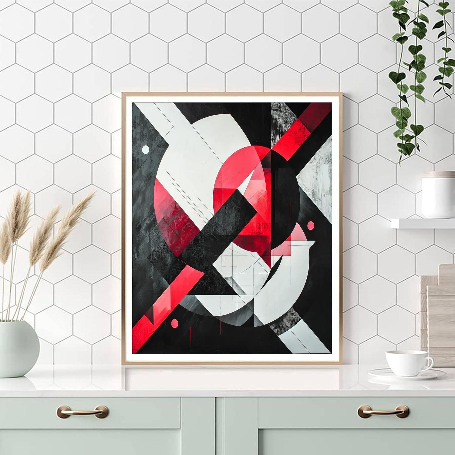 Kazimir Malevich Inspired Exploration Of Space  Painting Number Kit