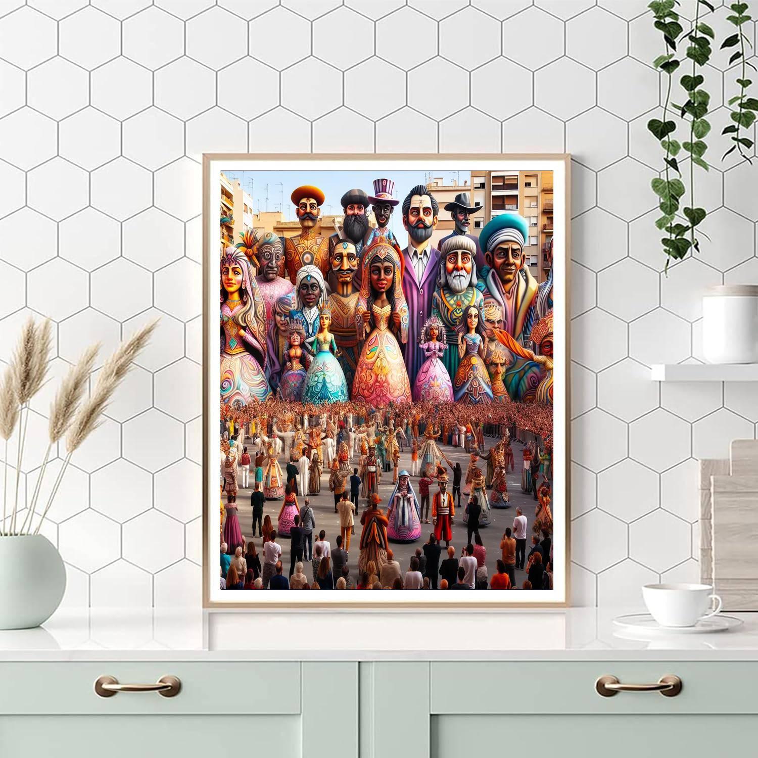 Valencia Fallas - Valencia, Spain Paint By Numbers Art