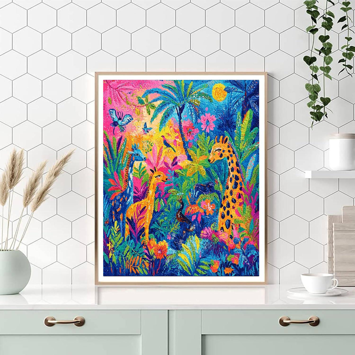 Henri Matisse Inspired Wild Symphony  Number Painting