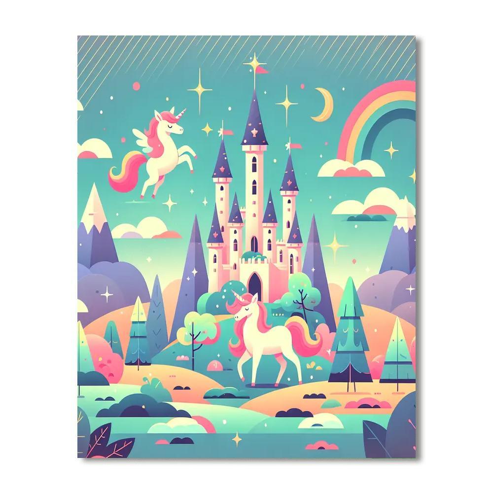 Dreamy Fantasy World Numbered Painting Kits