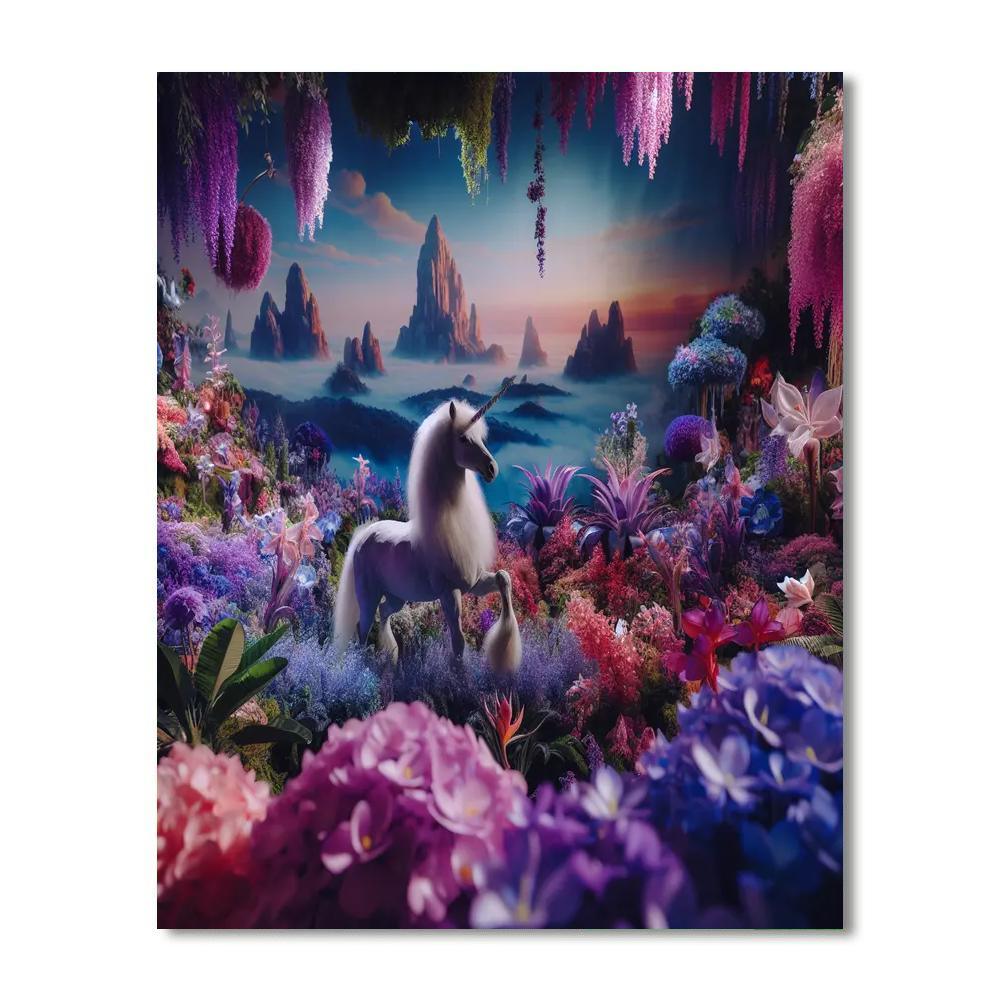 Unicorn's Dreamland Number Painting