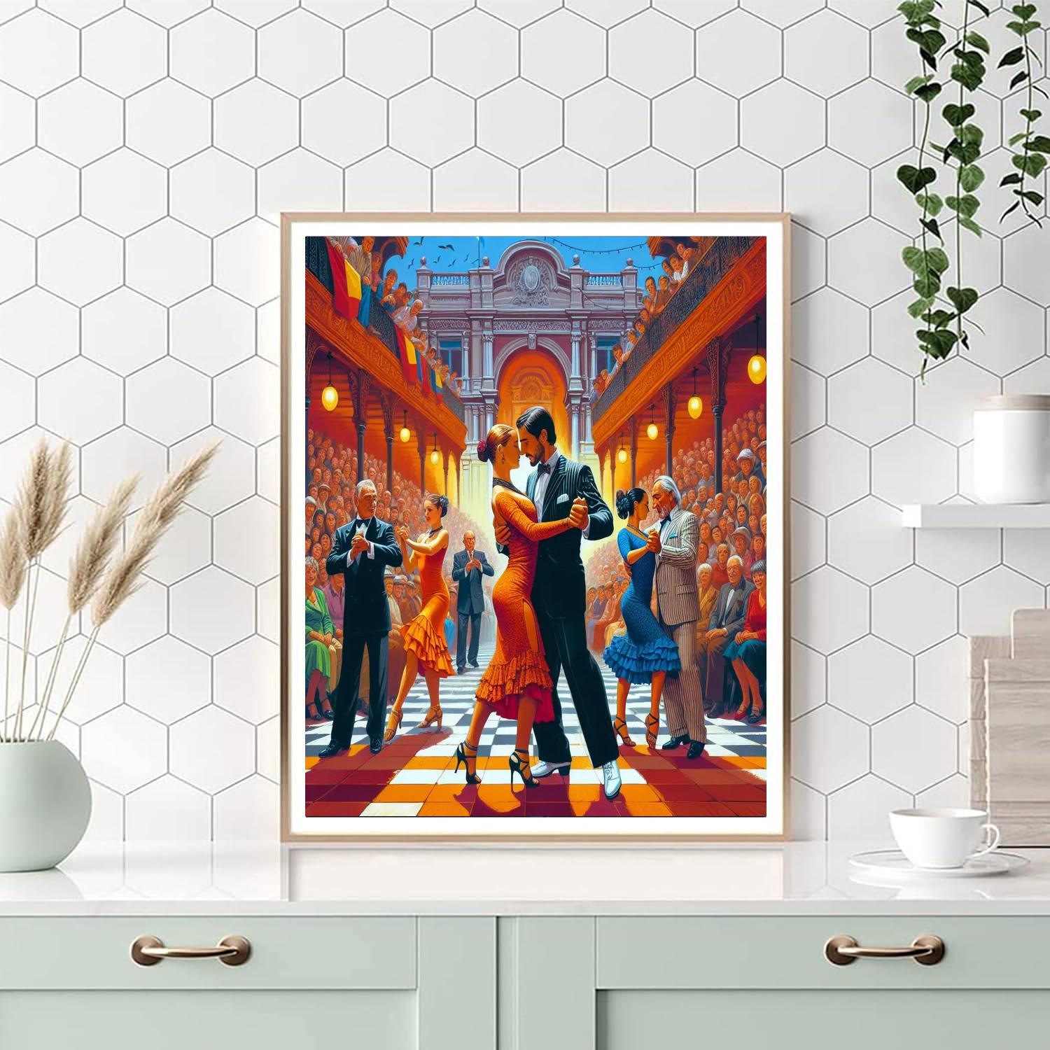 Festival Internacional De Tango - Buenos Aires Number Painting