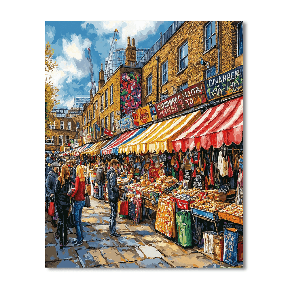 Camden Market - London Painting Number Kit