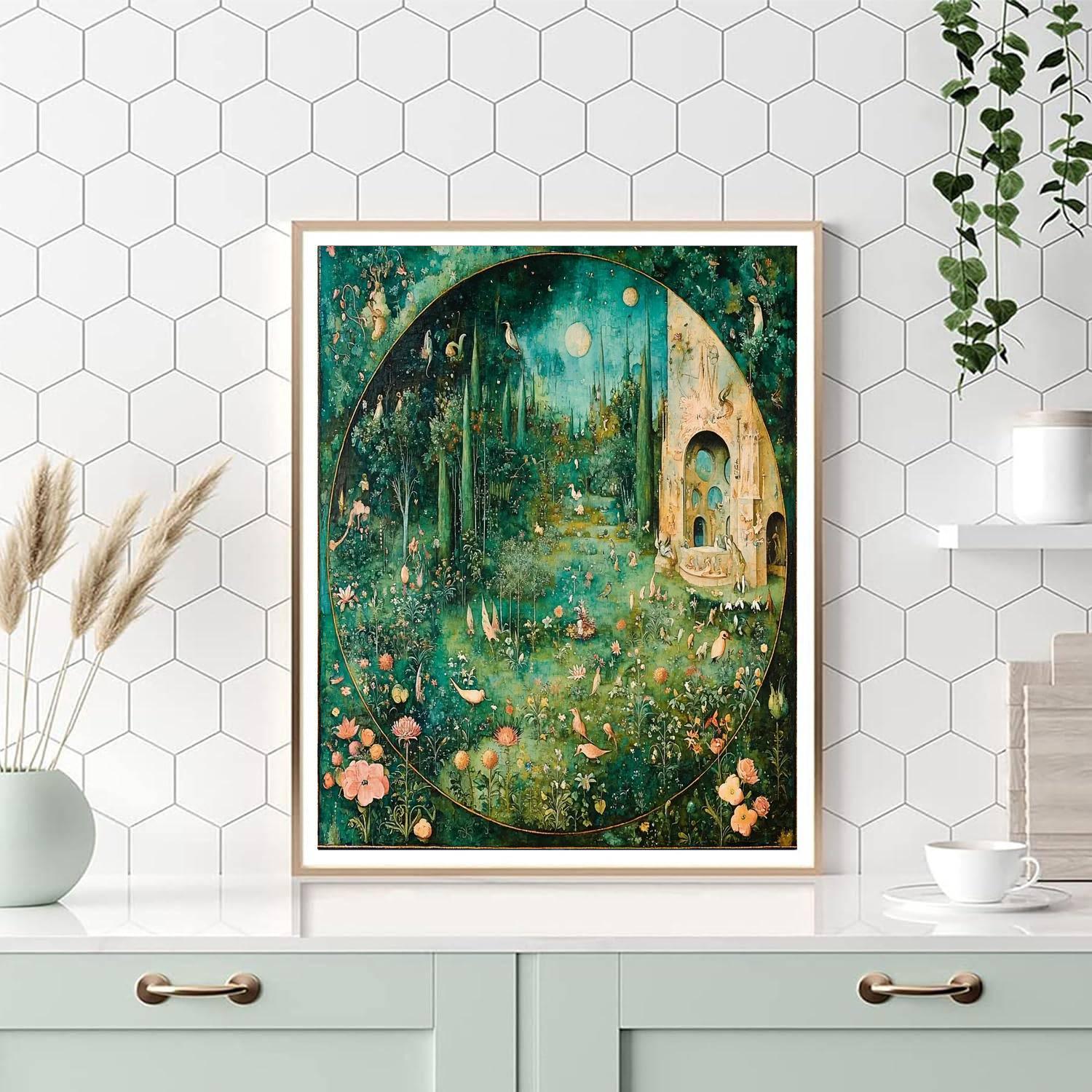 Hieronymus Bosch Inspired Garden Of Earthly Delights  Paint By Numbers Kits