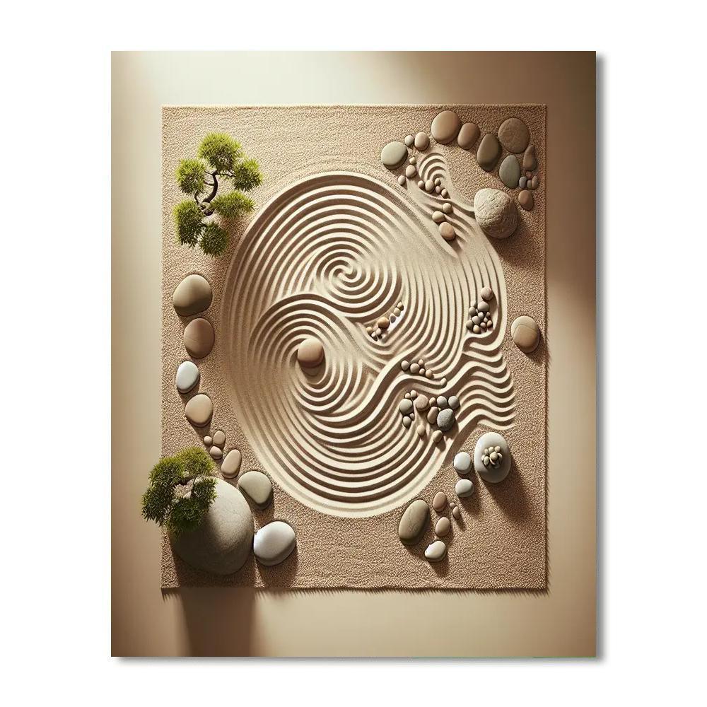 Serene Zen Moments Numbered Painting Kits
