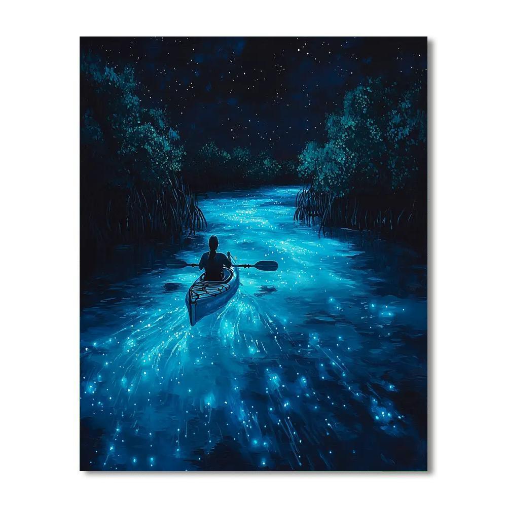Bioluminescent Bay - Puerto Rico Paint By Number