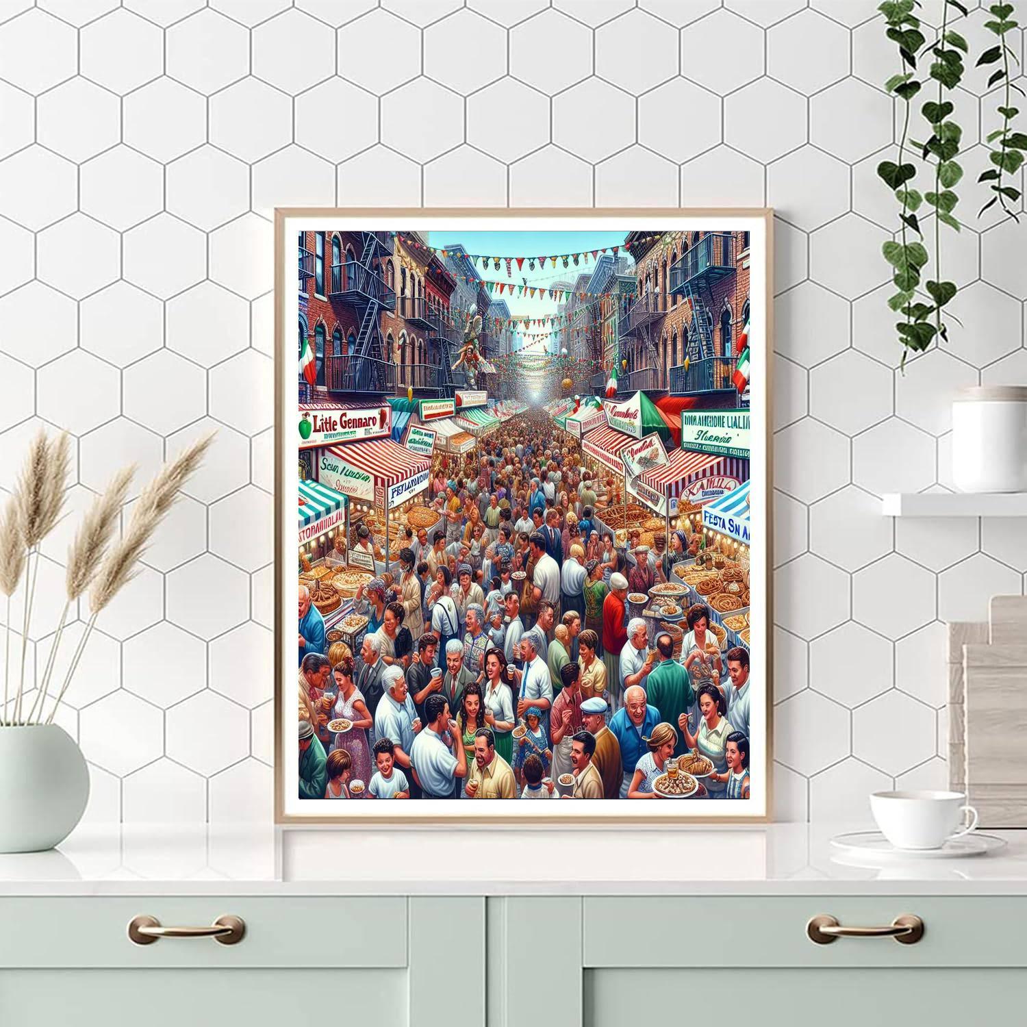 Festa Di San Gennaro Painting Number Kit