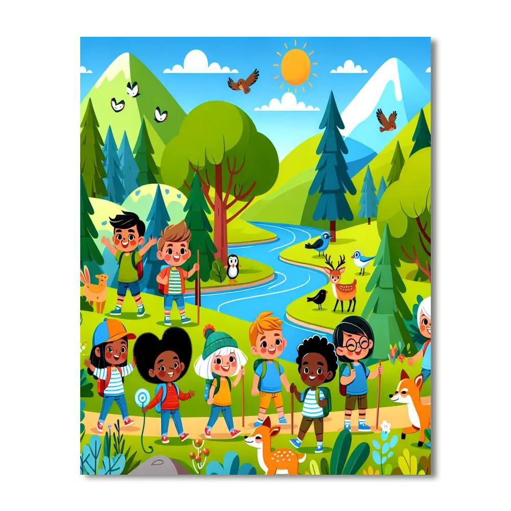 Creative Outdoor Adventure Numbered Painting Kits